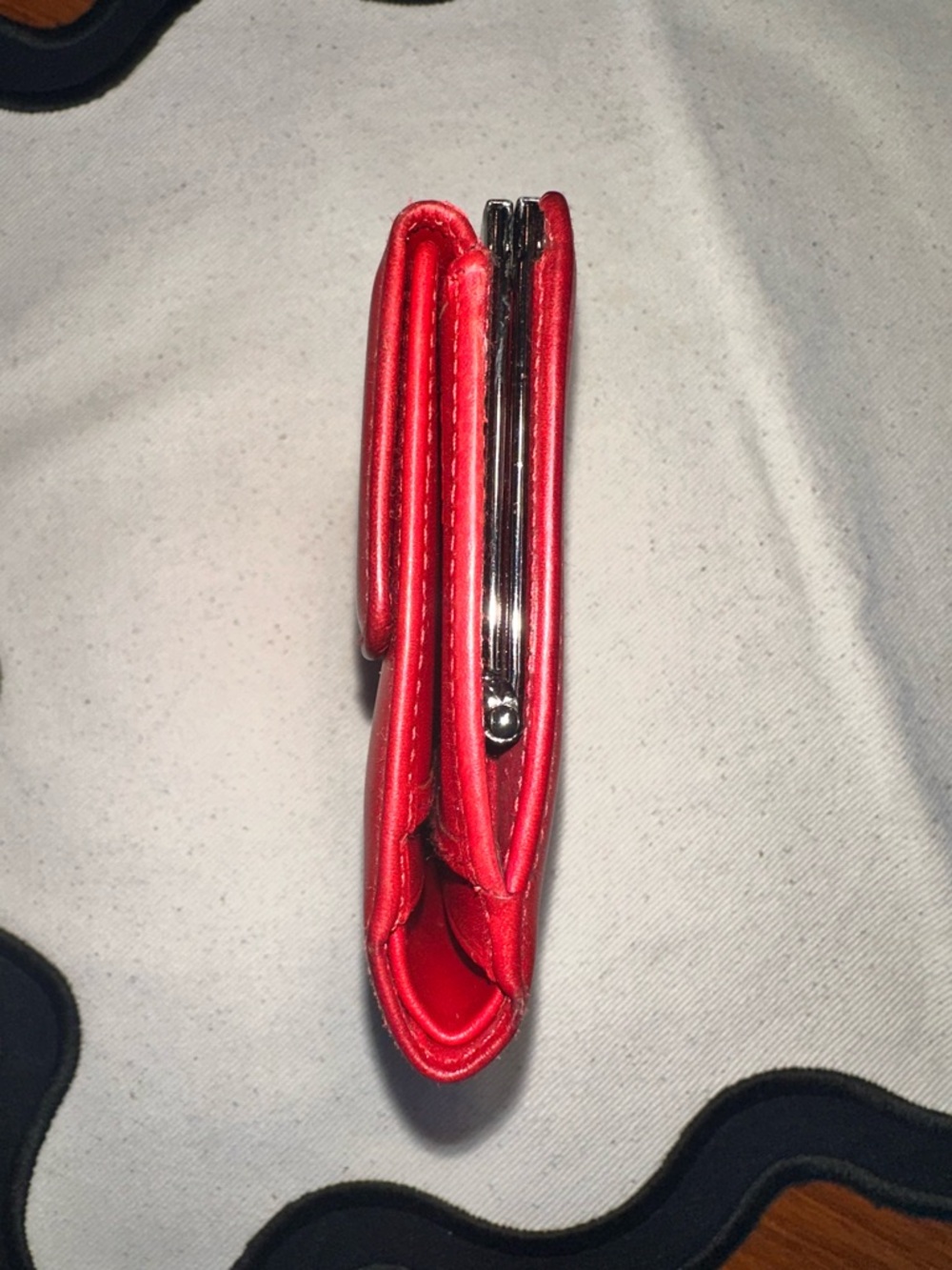 Coach Vintage Frame Wallet 7891 • Polished Calfskin • Y2K Archive Red ❤️ - Picture 4 of 11